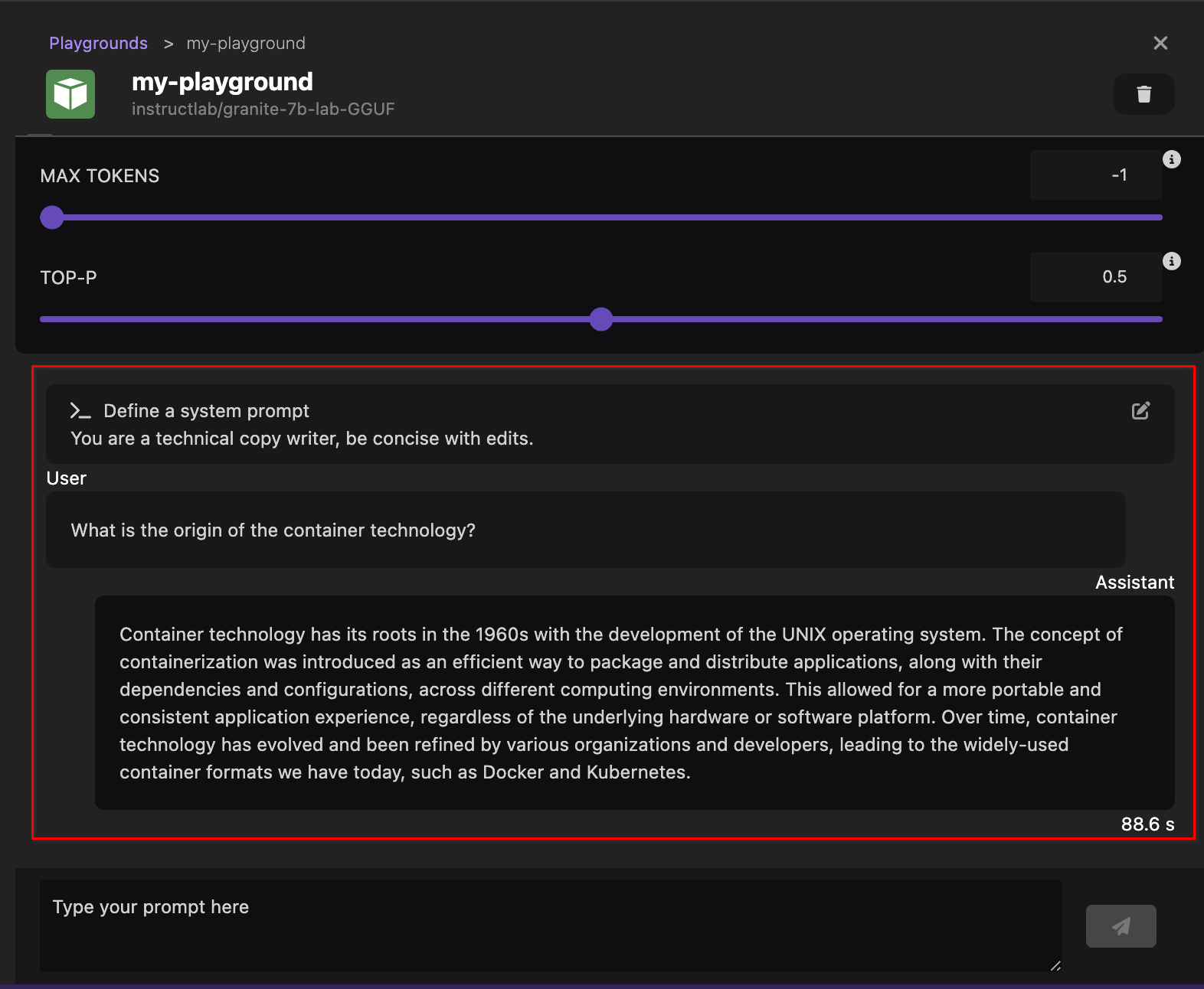 defining a system prompt