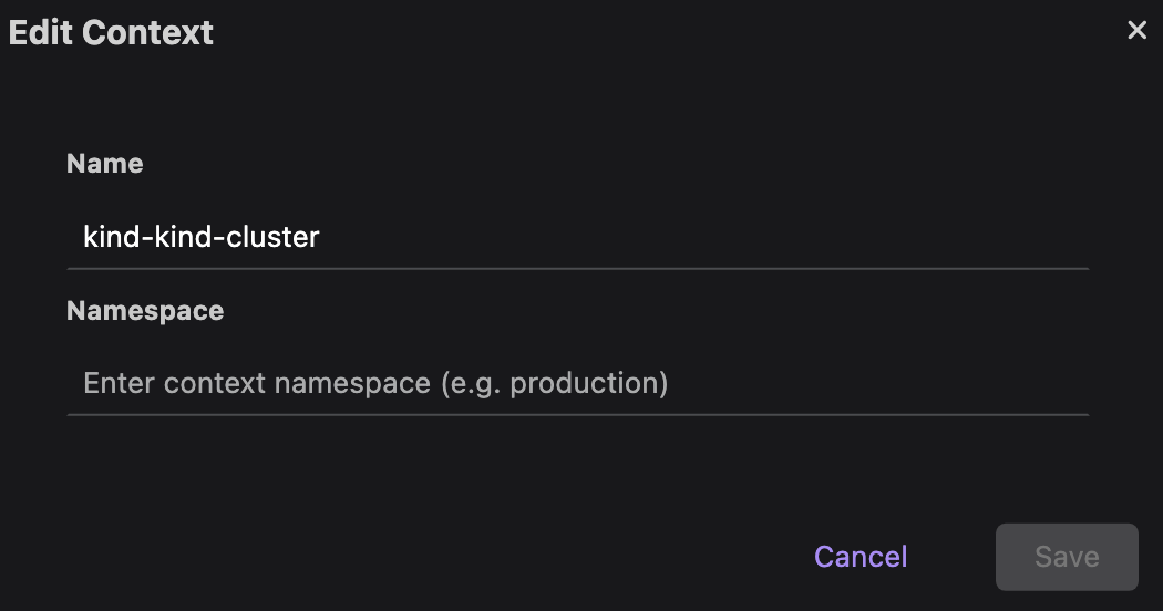 edit context window