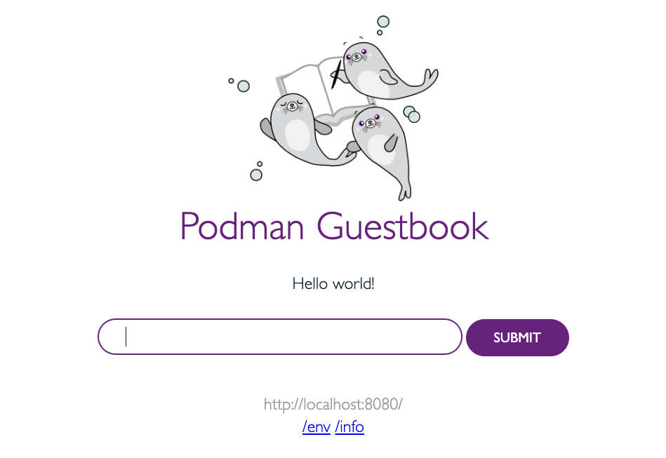 Guestbook application