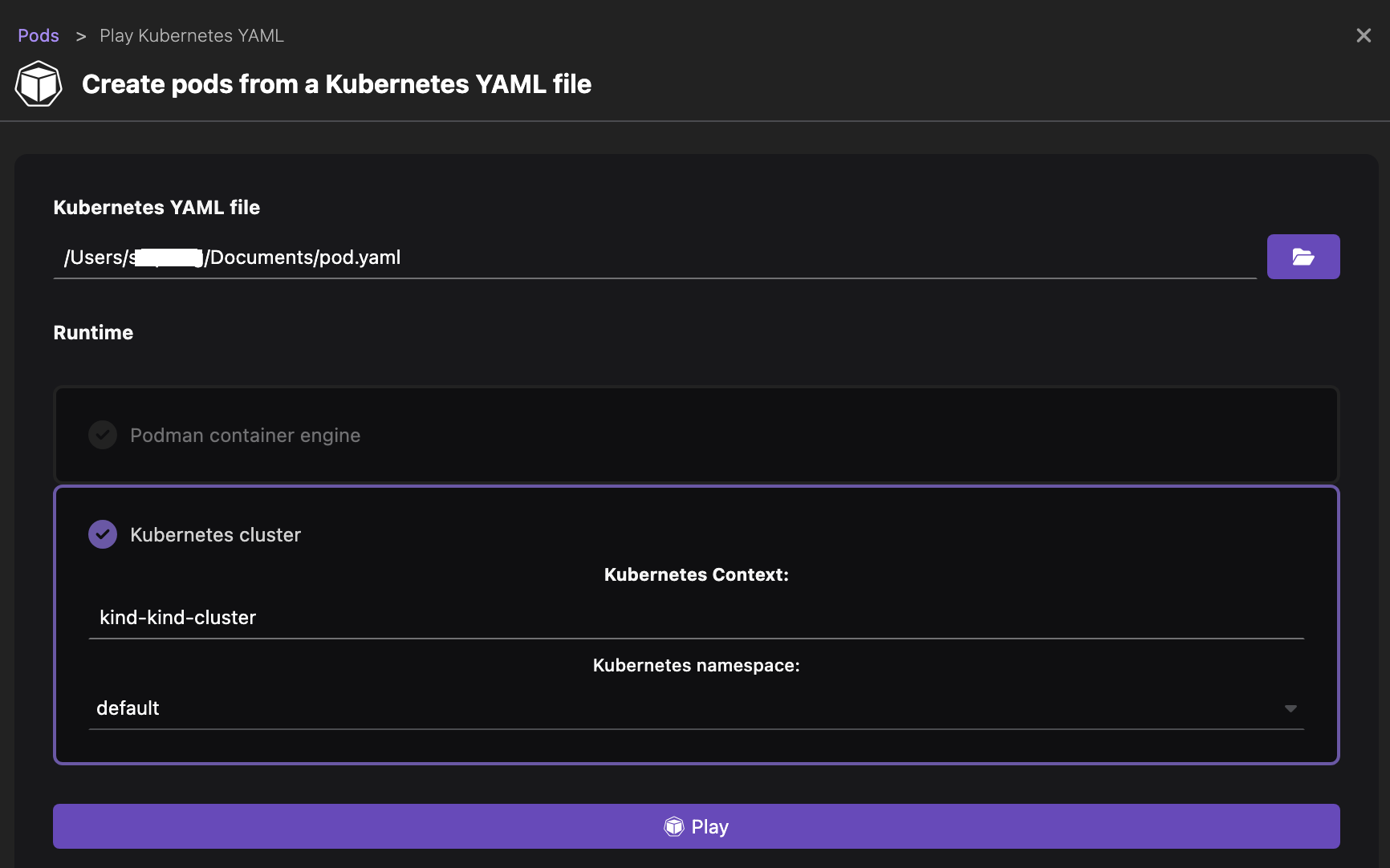 set runtime field