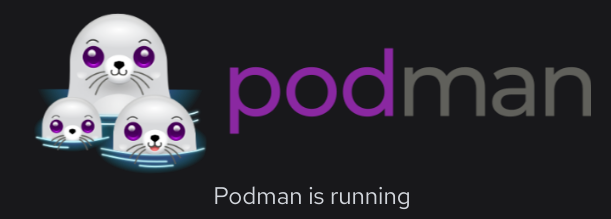 Podman is running