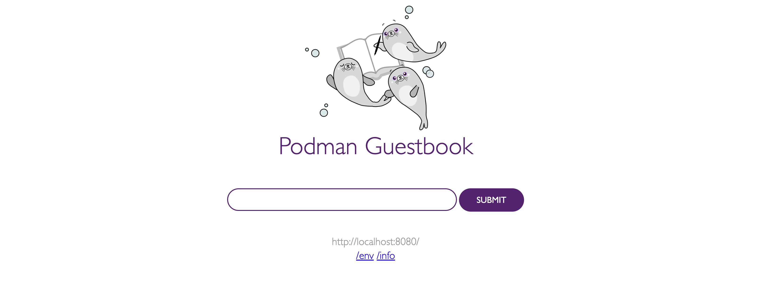 Step 1 guestbook app