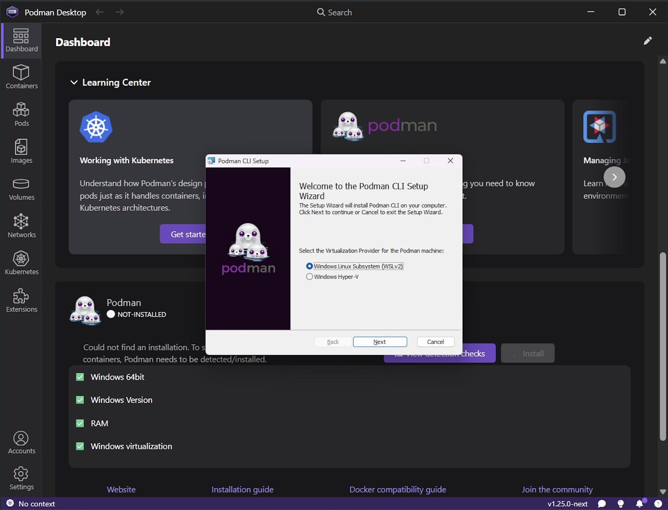 Installing msi windows installer