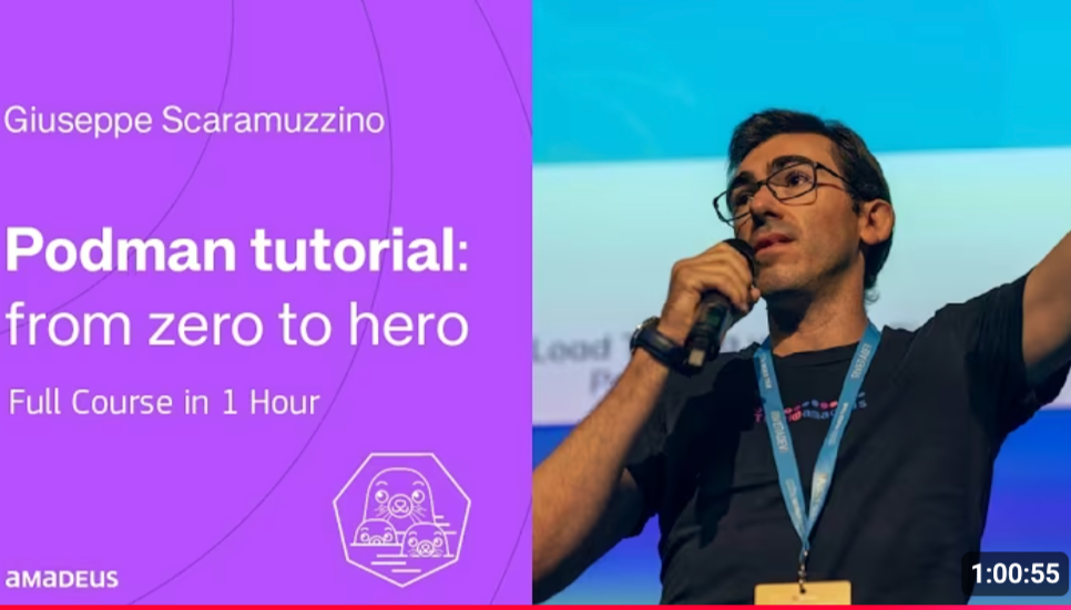 Podman tutorial from zero to hero